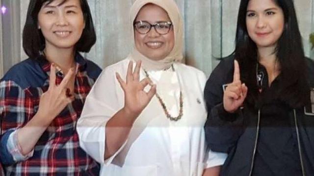 Annisa Pohan Kompak dengan Istri Ahok dan Anies