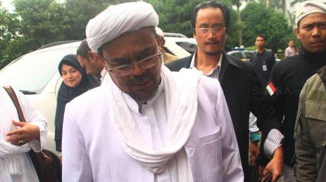 Polisi Beri Sinyal Tak Bisa Hentikan Kasus Rizieq