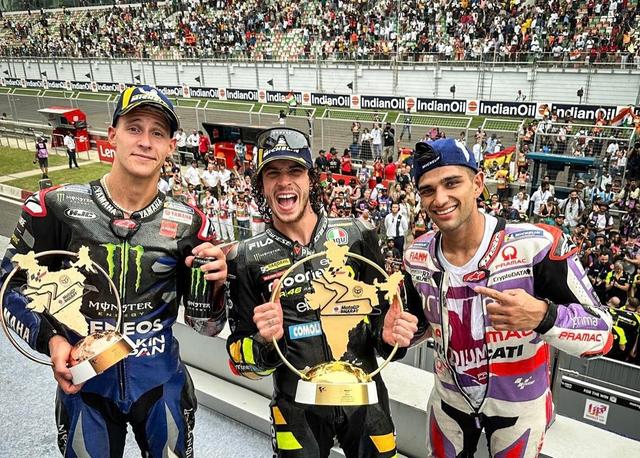 Hasil MotoGP India: Bagnaia Jatuh, Quartararo Podium!