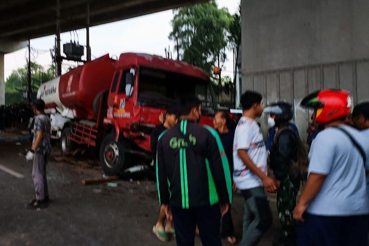 Kecelakaan Maut Truk Pertamina di Cibubur, Diduga Rem Blong