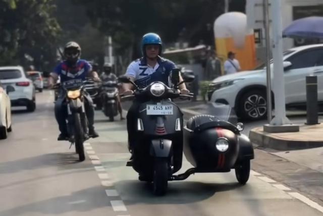 Mengenal Modifikasi Vespa Sespan yang Digunakan AHY