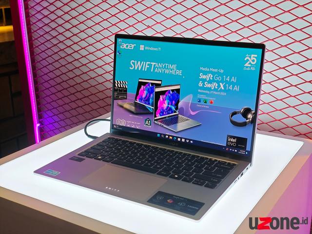 Spek Acer Swift Go 14 & Swift X 14, Laptop AI Harga Mulai Rp12 Juta