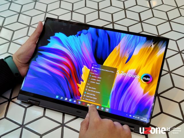 Laptop Asus Zenbook 14 Flip OLED Bisa 'Disulap' jadi Tablet