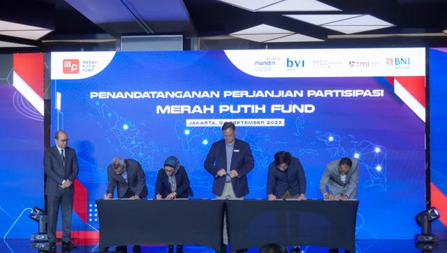 5 CVC Tandatangani Merah Putih Fund, Patungan Dana Rp4,5 T ke Startup