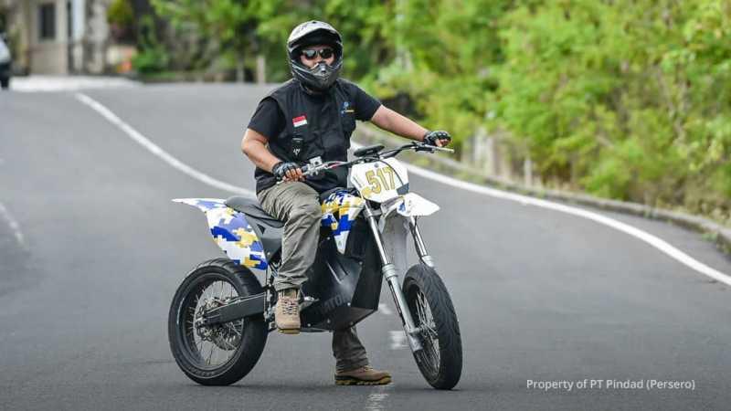 Ini Sosok MotoEV Buatan Pindad, Bisa Melesat 120 Km/Jam