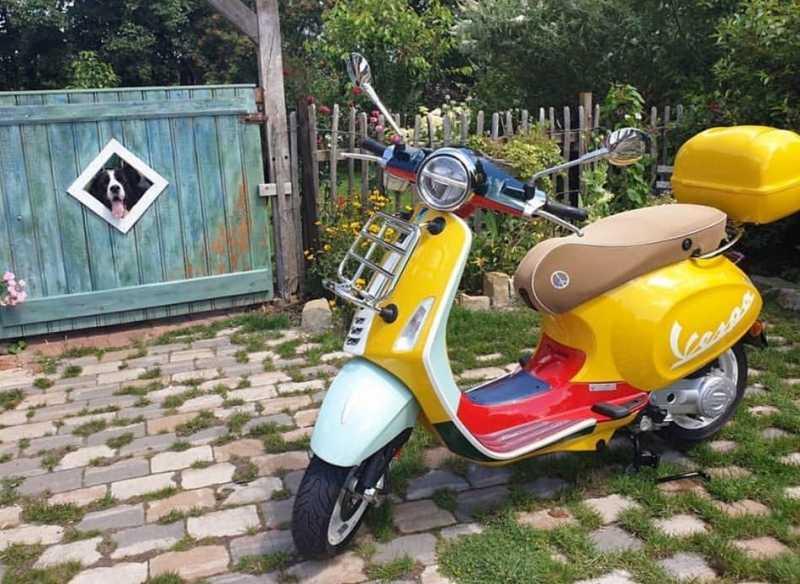 Vespa Primavera Sean Wotherspoon Jadi Koleksi Isyana Sarasvati