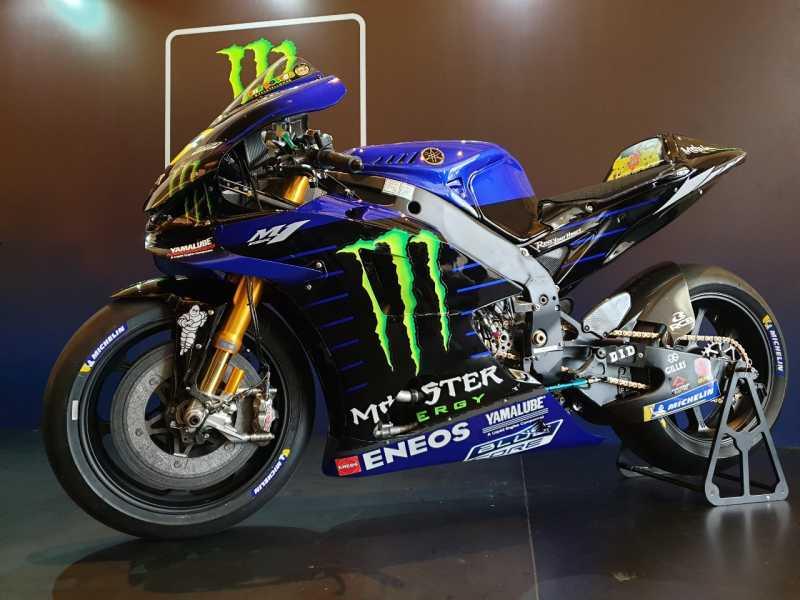 Foto: Melihat Langsung Detail Motor Balap Yamaha MotoGP 2019