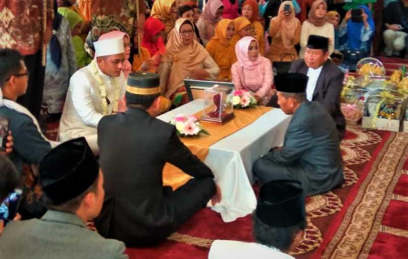 Mantan Jenderal Polri Jadi Saksi Akad Nikah Muzdalifah dan Fadel Islami