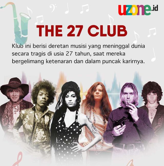 The 27 Club, Kumpulan Pesohor yang Mati Muda