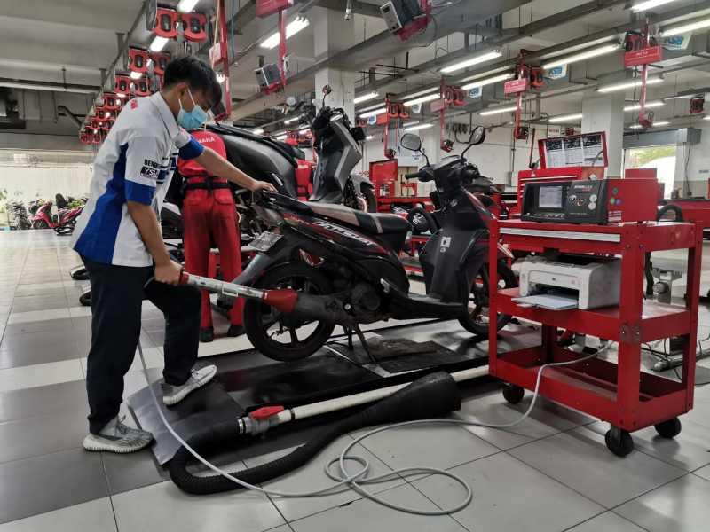 Yamaha Gratiskan Uji Emisi Saat Service Motor 