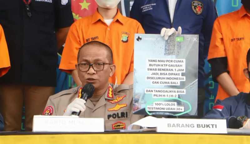 Kronologi Erlanggs alias Rangga Ditangkap Dugaan Surat PCR Palsu