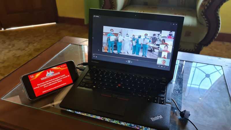 Telkomsel Sebar 1500 APD Lewat Layanan Video Conference CloudX