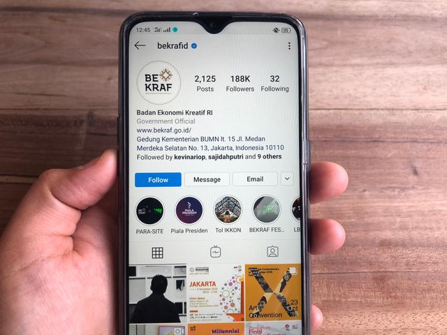 Warganet Kecewa Akun Media Sosial Bekraf Dinonaktifkan
