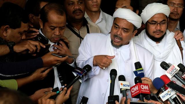 Suara Rizieq Shihab Terdengar di Tabligh Akbar Garut