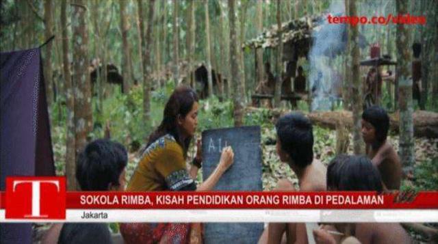 Orang Rimba Jambi Terserang Wabah Campak