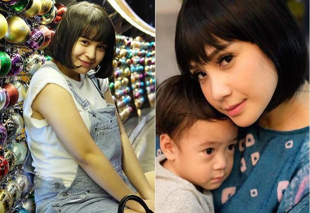 Rambut Bob Nagita Slavina dan Putri Titian Mirip Banget! 