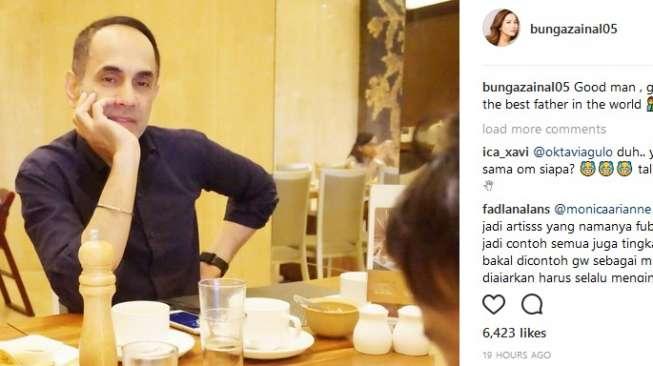 Bunga Zainal Akhirnya Pamer Wajah Suami di Sosmed