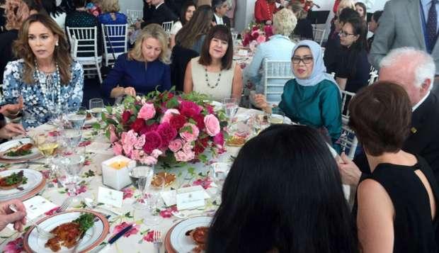 Mufidah Jusuf Kalla Diajak Melania Trump Makan Siang Bersama  