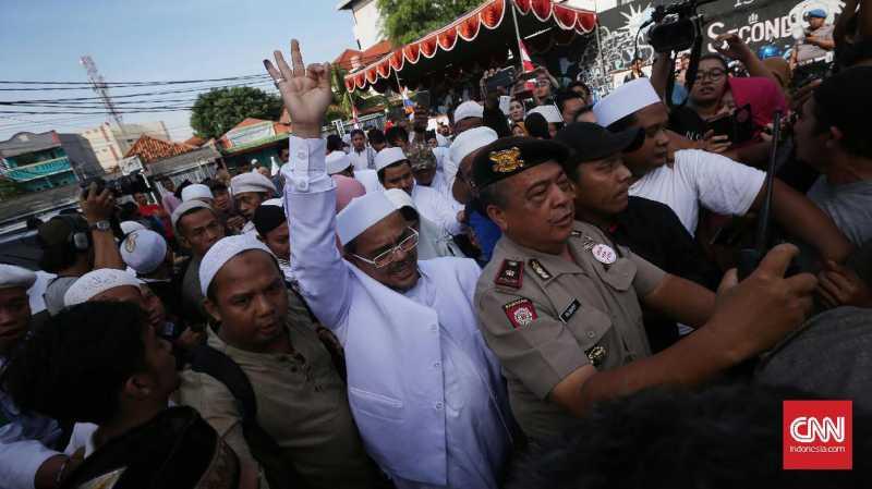 Pendukung Belum Bisa Terima Jika Rizieq Shihab Diperiksa