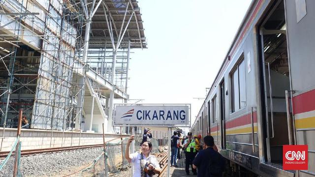 KCJ Uji Coba KRL Jakarta-Cikarang