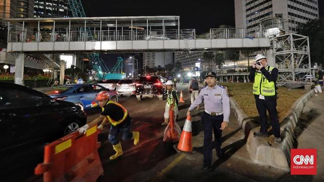 Minggu, Polisi Lakukan Rekayasa Lalu Lintas di Sekitar Monas