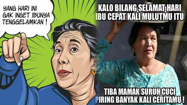 5 Meme Kocak Ucapan Selamat Hari Ibu 