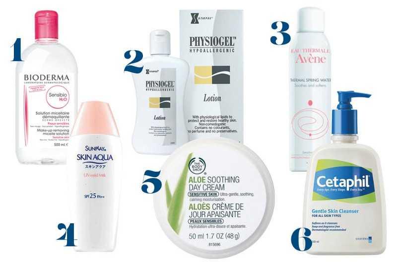 6 Produk Pilihan untuk Kulit Sensitif