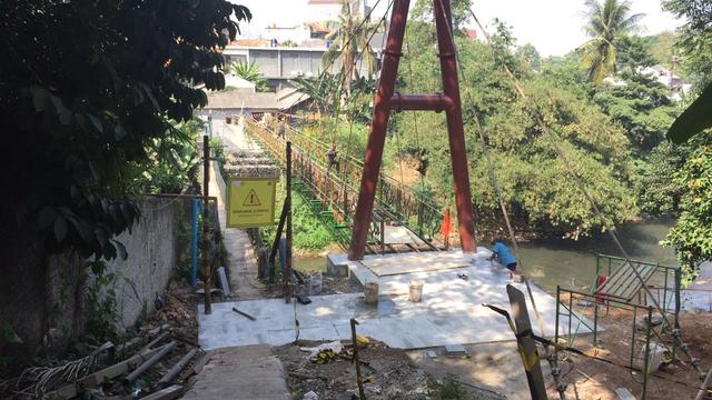 Melihat Pengganti Jembatan Indiana Jones di Jaksel yang Akan Rampung