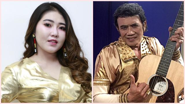 Via Vallen Hadiahkan Gitar ke Rhoma Irama