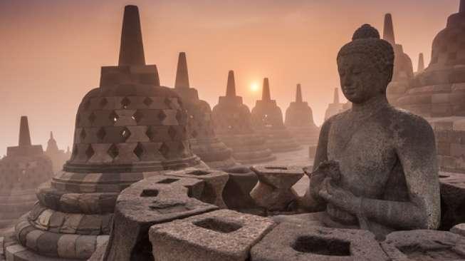 Intoleran Tunggangi Rohingya, Pendekar NU Jaga Candi Borobudur