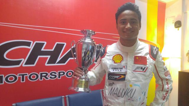 Nyong Ambon Naik Podium di Formula 4 Tiongkok