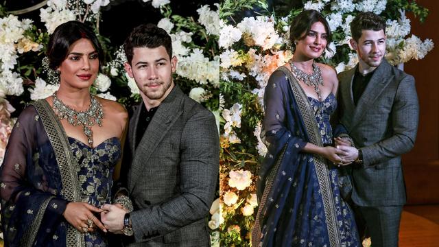 Tampilan Priyanka Chopra pada Resepsi Pernikahan Ketiganya