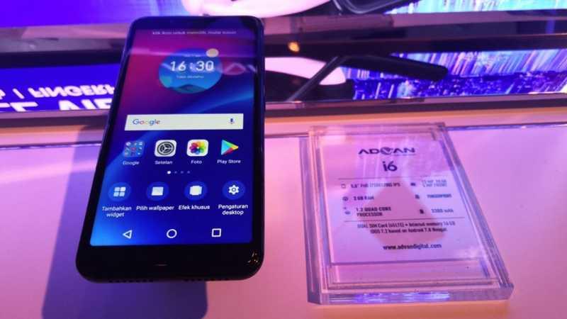 Ponsel Layar Penuh Advan i6 Resmi Meluncur, Harga Rp 1,5 Juta