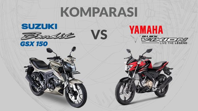 Komparasi: Suzuki GSX150 Bandit Menantang All New Yamaha V-Ixion